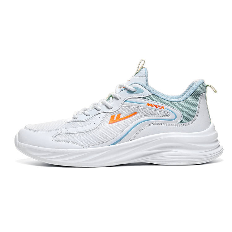 WARRIOR WARRIOR Running Shoes Men's Low Top White Teal Blue