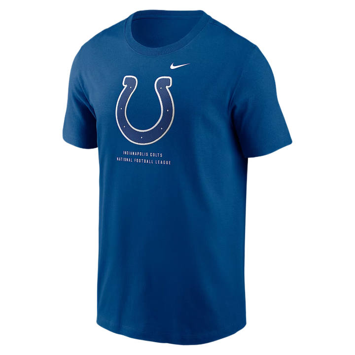 Nike Nike NFL T Shirts Men's Blue Crew Neck Moderate