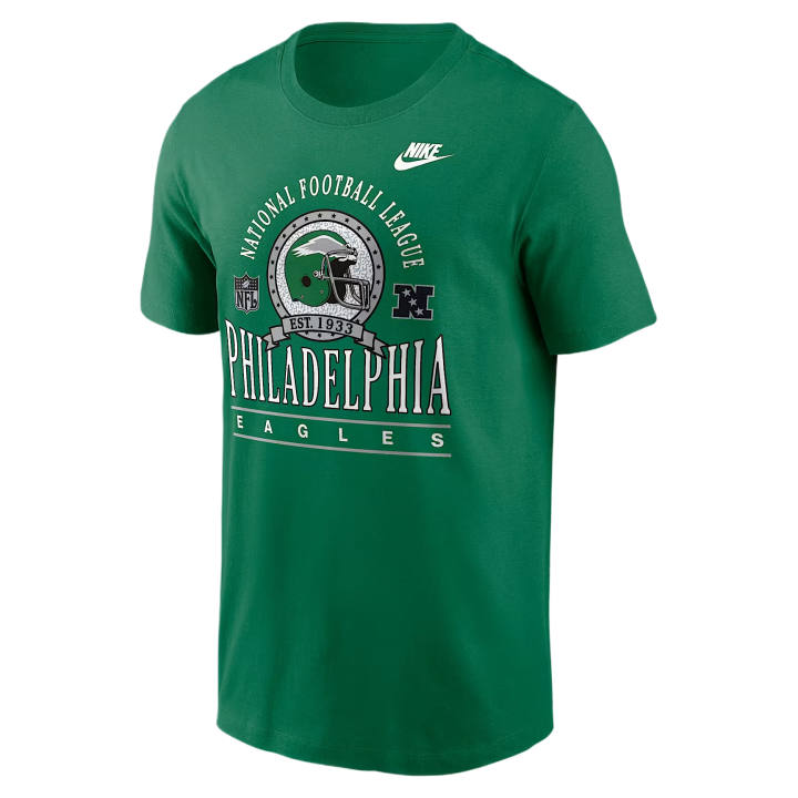 Nike Nike NFL T Shirts Men's Green Crew Neck Moderate