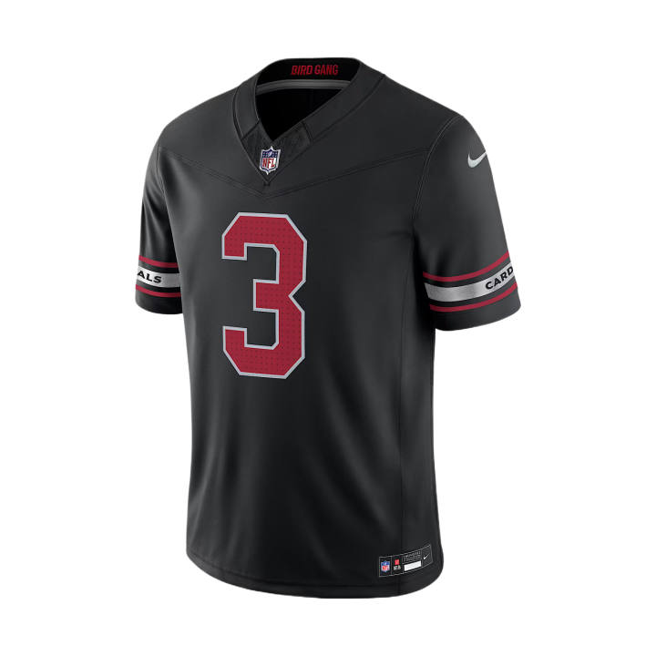 Nike Nike Arizona Cardinals Rugby Jerseys Men's Black V Neck Moderate