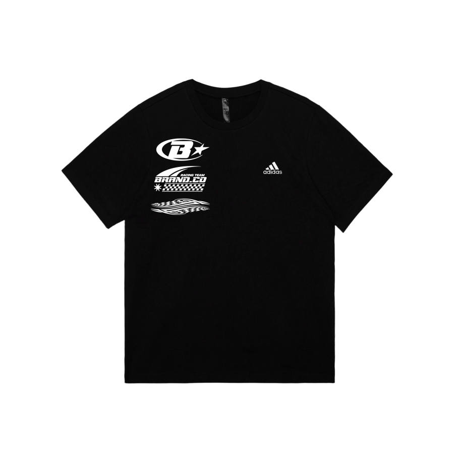 Adidas Adidas MUST HAVES T Shirts Unisex Black Crew Neck Moderate Straight Fit