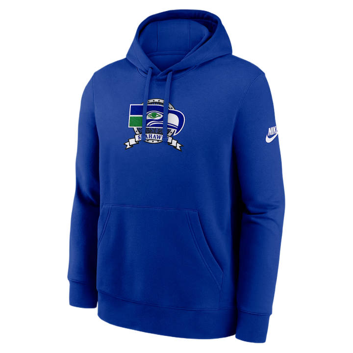 Nike Nike Sweatshirts Men's Royal Hooded Non Detachable Moderate Straight Fit