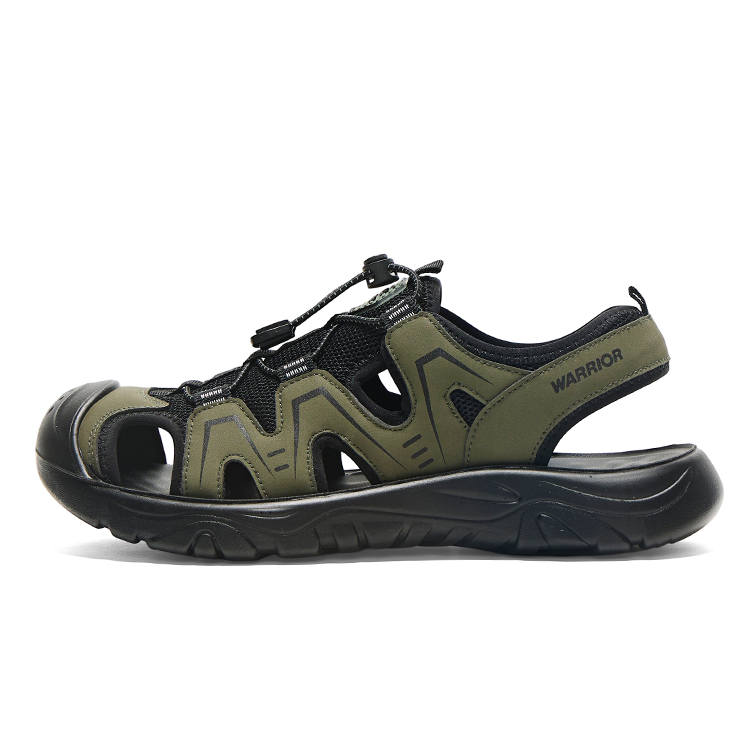 WARRIOR River Trekking Shoes Men's Army Green/Black