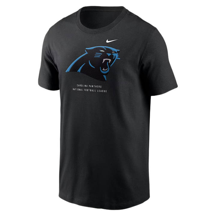 Nike Nike NFL T Shirts Men's Black Crew Neck Moderate