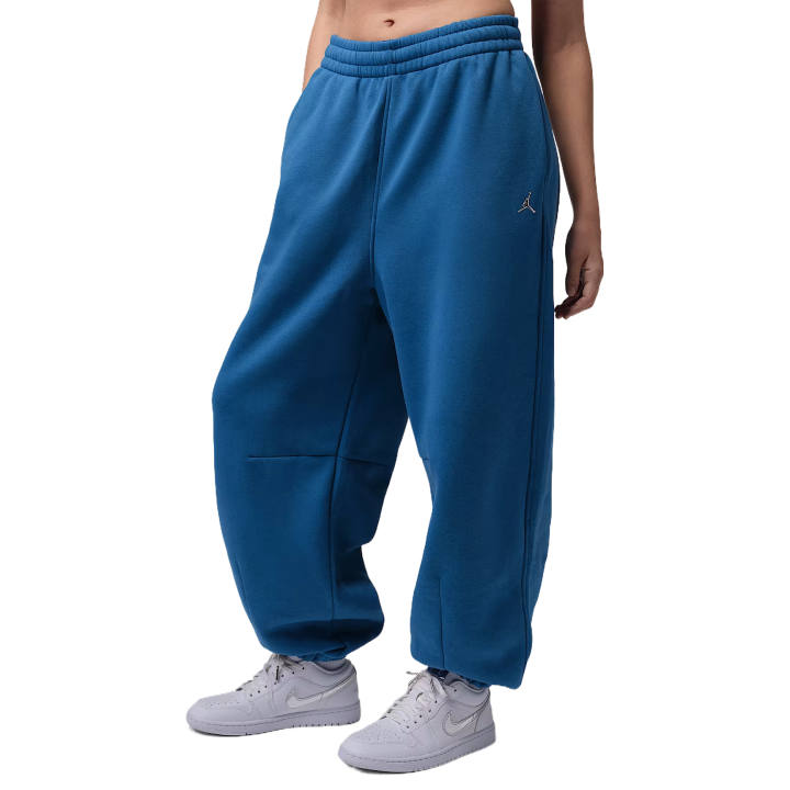 Jordan Jordan Brooklyn Knitted Sweatpants Women's True Blue Moderate Cuffed Pants