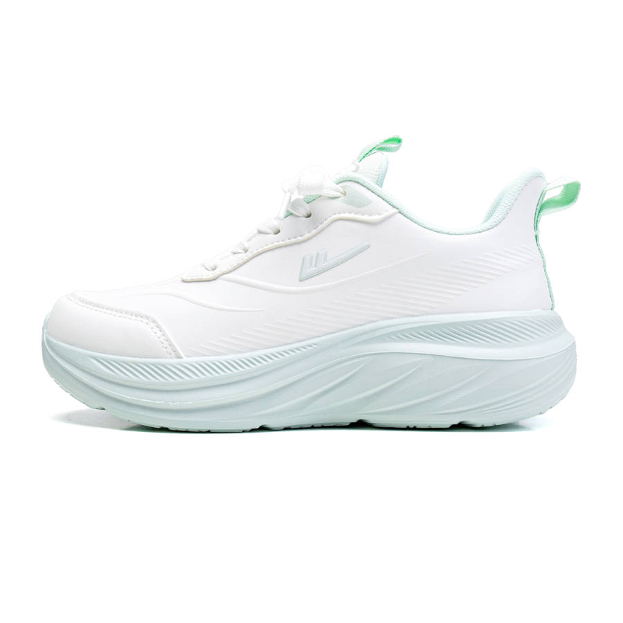 WARRIOR Running Shoes Women's Low Top White/White Green