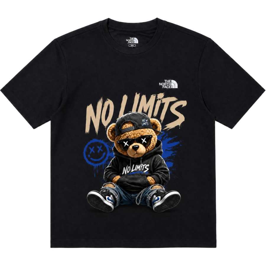 THE NORTH FACE T Shirts Unisex Black Crew Neck Moderate Straight Fit