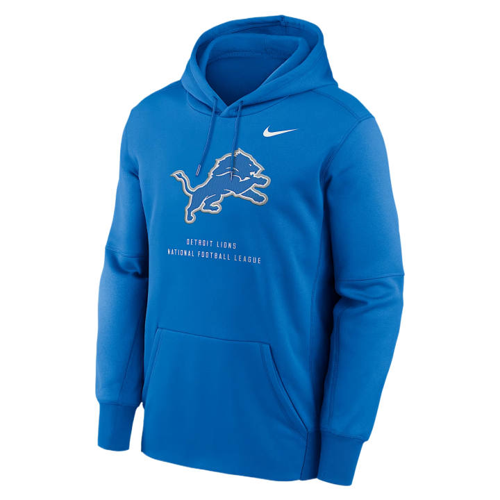 Nike Nike NFL Sweatshirts Men's Blue Hooded Non Detachable Moderate