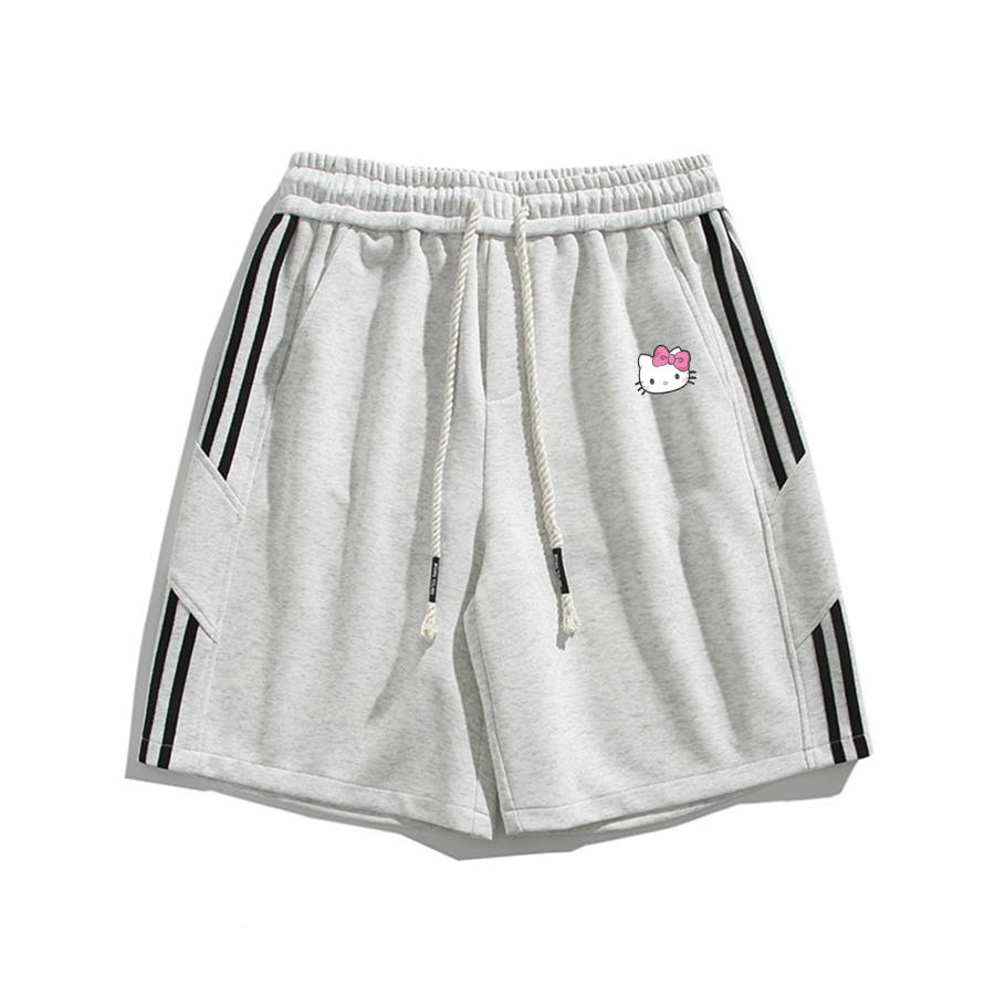 Sanrio X Hello Kitty Hello Kitty Casual Shorts Women's Moderate Straight Fit Pants