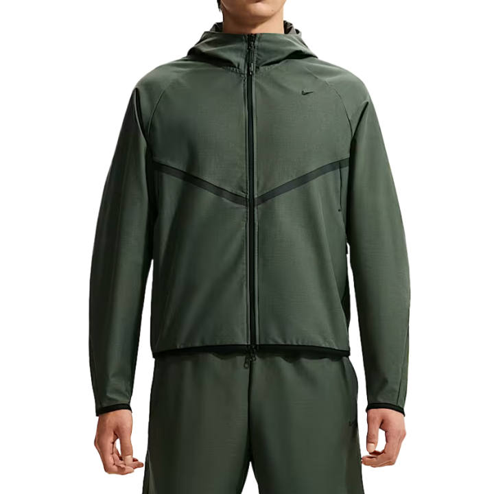 Nike Nike Jackets Men's Green Camouflage/Black Hooded Non Detachable Moderate