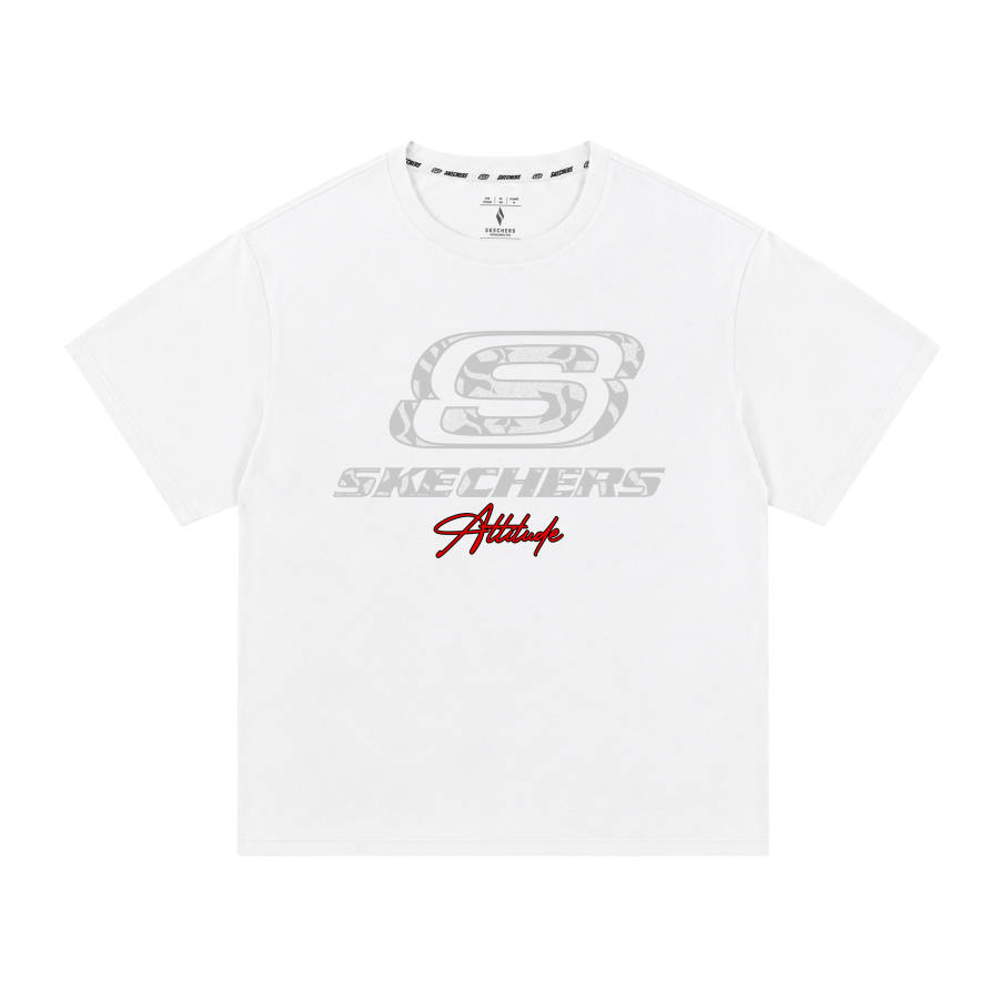 Skechers T Shirts Unisex Crew Neck Moderate Straight Fit