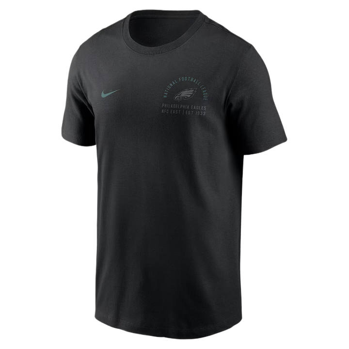 Nike Nike NFL T Shirts Men's Black Crew Neck Moderate