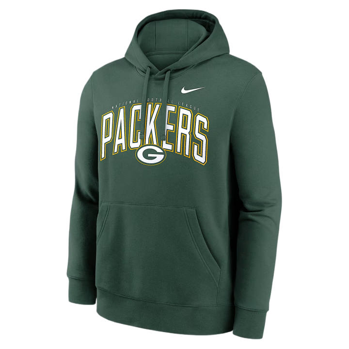 Nike Nike NFL Sweatshirts Men's Green Hooded Non Detachable Moderate