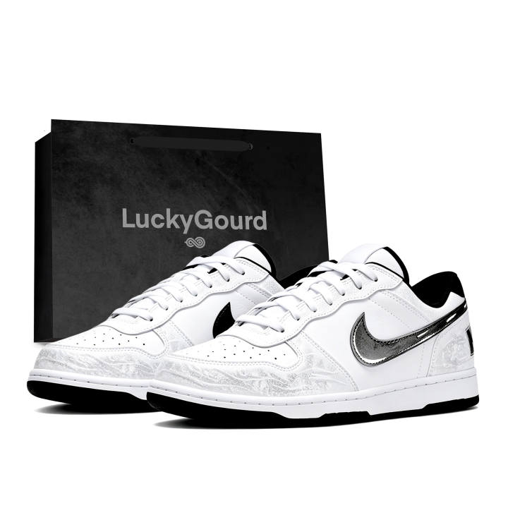 Nike Nike Big Low Lux Skateboard Shoes Men's Low Top White/Black