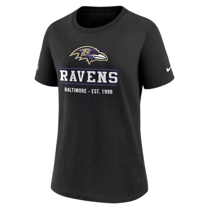 Nike Nike T Shirts Women's Black Crew Neck Moderate