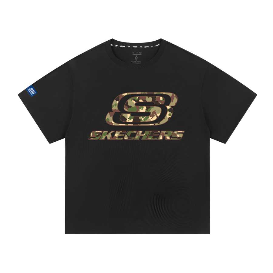 Skechers T Shirts Unisex Crew Neck Moderate Straight Fit