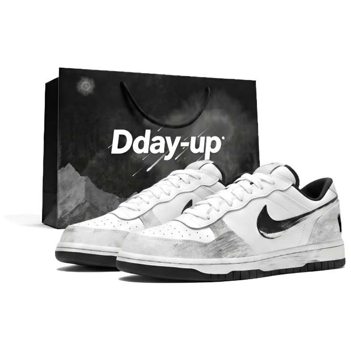 Nike Nike Dunk Skateboard Shoes Unisex Low Top Black, White