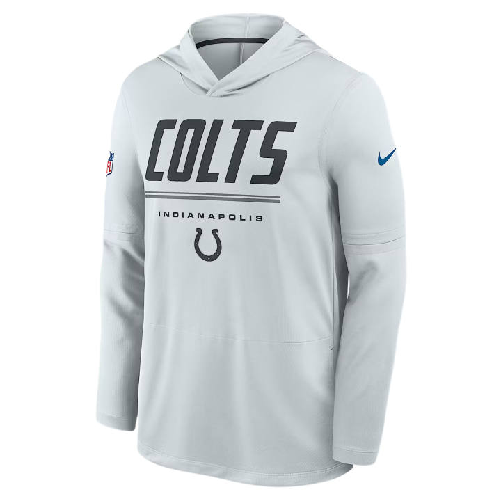 Nike Nike Sweatshirts Men's Platinum/Carbon Black Hooded Non Detachable Thin