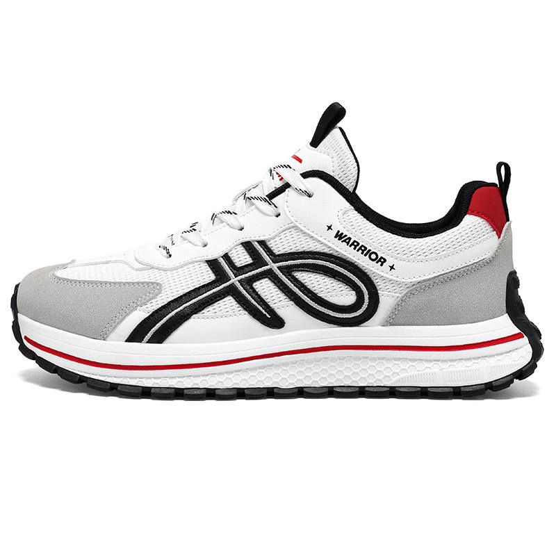 WARRIOR Casual Shoes Men's Low Top White Black Red, Khaki Green Black, Black