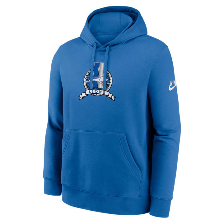 Nike Nike Sweatshirts Men's Blue Hooded Non Detachable Moderate Straight Fit