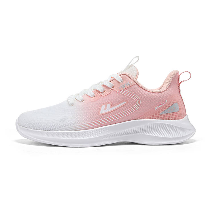 WARRIOR Running Shoes Women's Low Top White Pink