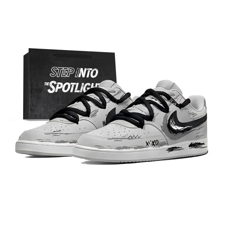 Nike Nike Court Vision Skateboard Shoes Men's Low Top White