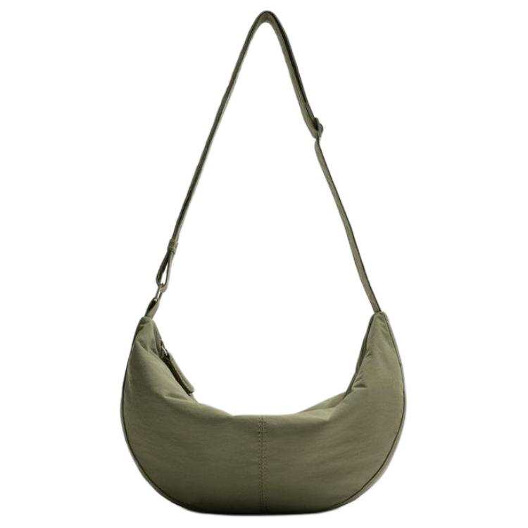 ZARA Crossbody Bags Khaki Green