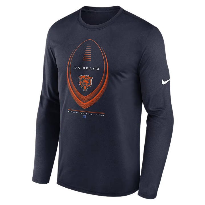 Nike Nike T Shirts Men's Navy Blue Crew Neck Moderate Straight Fit