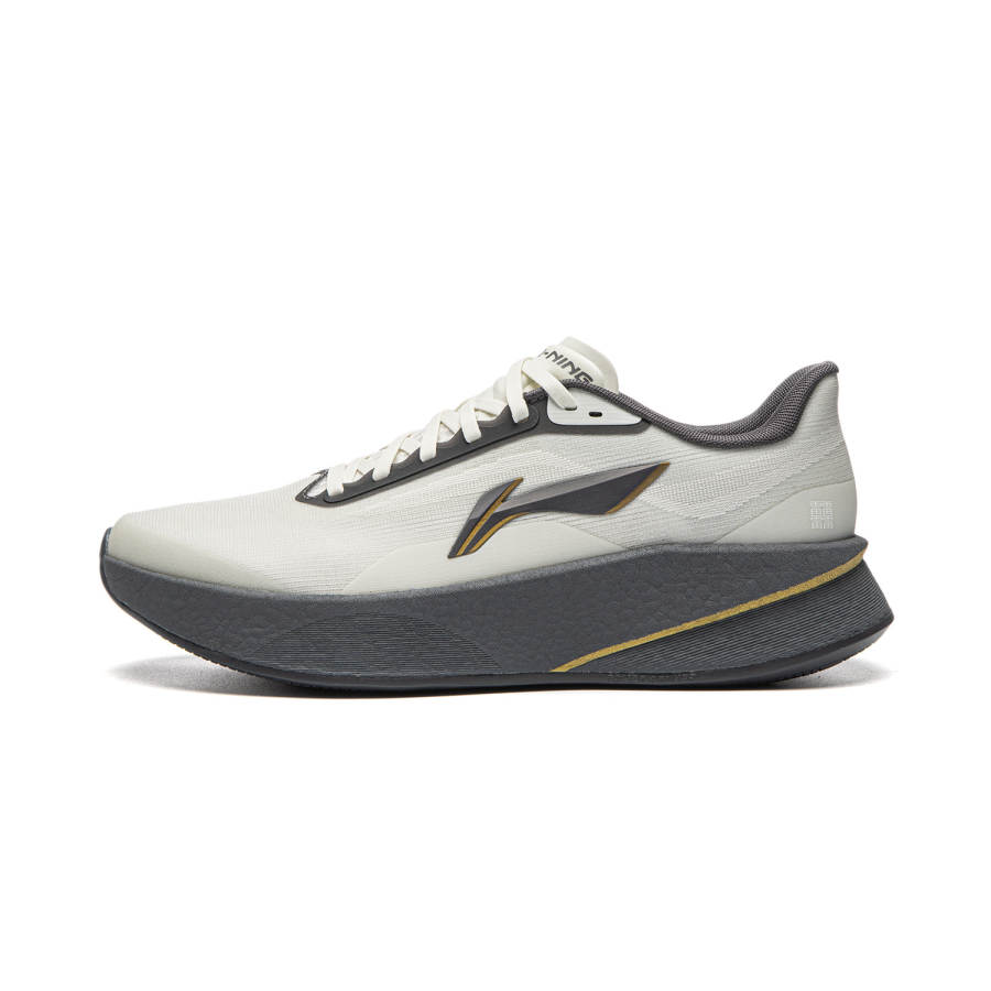 Li-Ning Li Ning Shadowman Running Shoes Men's Low Top Chalk Gray