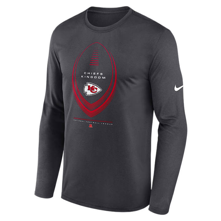 Nike Nike T Shirts Men's Charcoal Gray Crew Neck Moderate Straight Fit