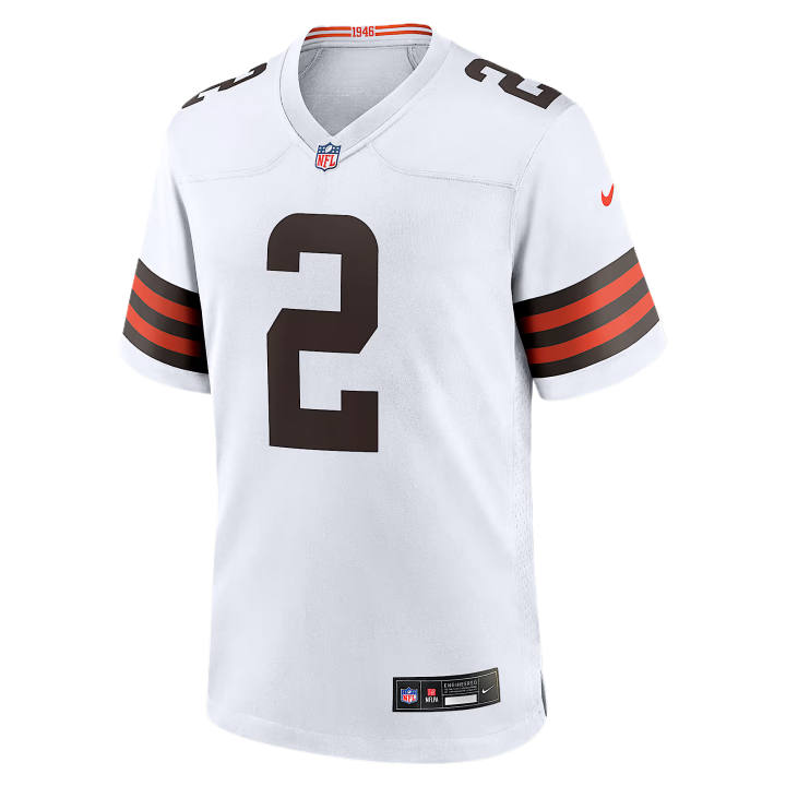 Nike Nike NFL Rugby Jerseys Men's White V Neck Moderate
