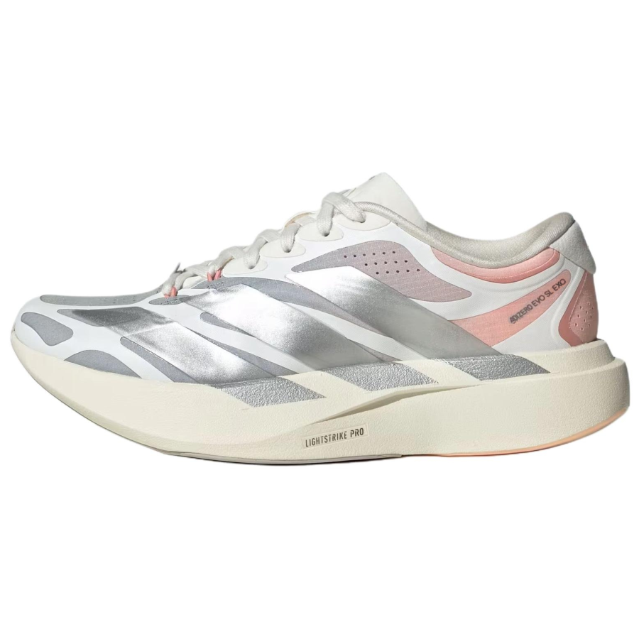 Adidas Adidas Adizero Evo SL Running Shoes Women's Transparent Flower Granite/Silver Metal/Core White