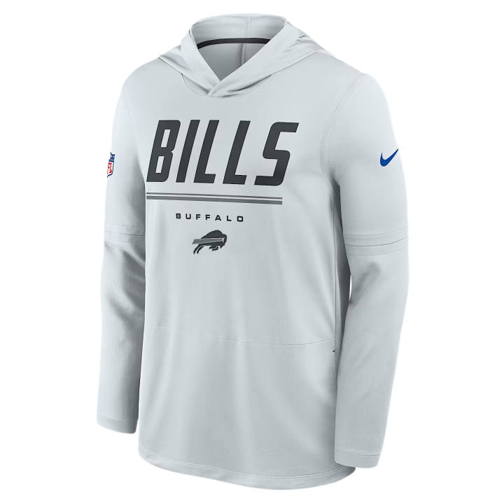 Nike Nike Sweatshirts Men's Platinum/Carbon Black Hooded Non Detachable Thin