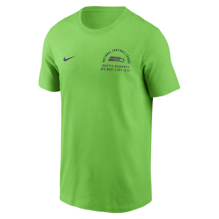 Nike Nike NFL T Shirts Men's Green Crew Neck Moderate