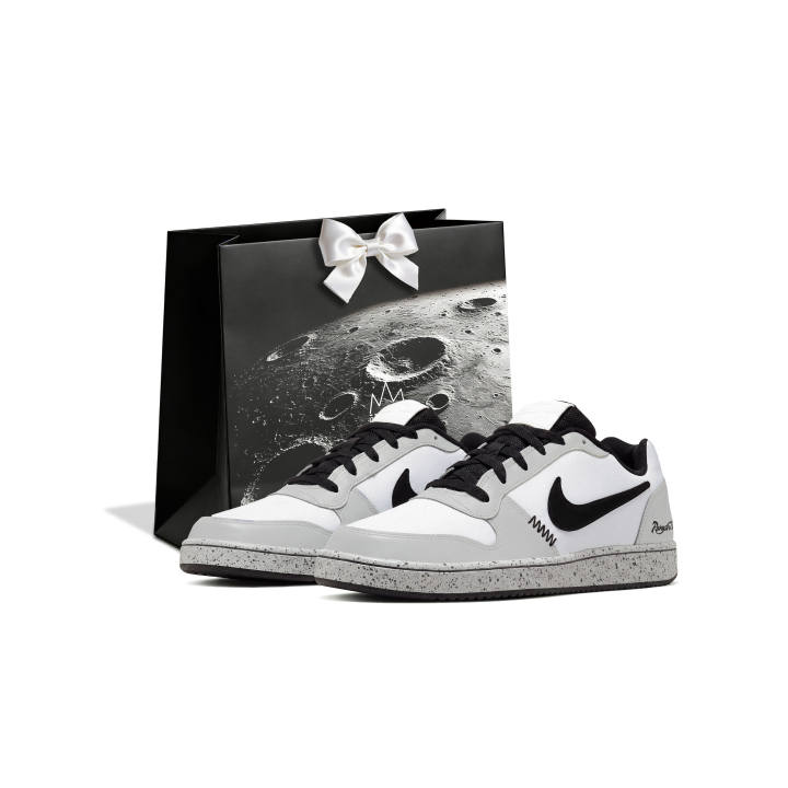 Nike Nike EBERNON Skateboard Shoes Men's Low Top Smoke Gray