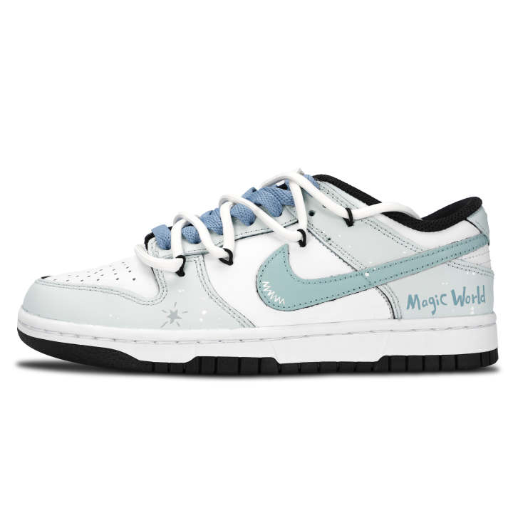 Nike Nike Dunk Skateboard Shoes Unisex Low Top Blue/White
