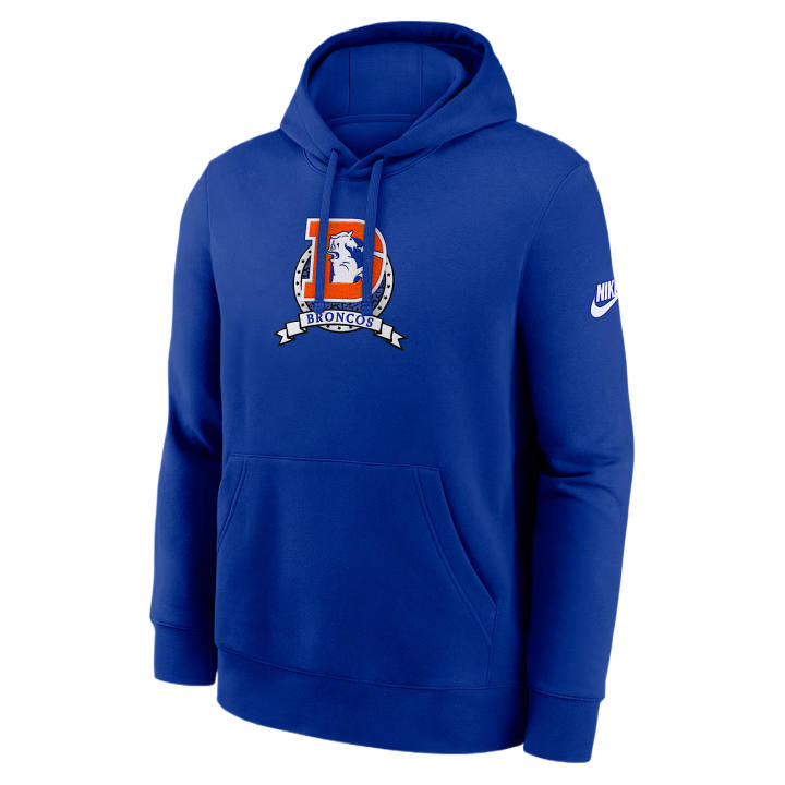 Nike Nike Sweatshirts Men's Royal Hooded Non Detachable Moderate Straight Fit