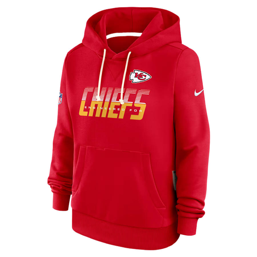 Nike Nike Sweatshirts Women's Red Hooded Non Detachable Moderate