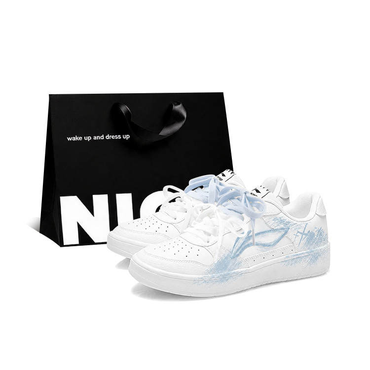 Li-Ning Li Ning Floating Boat Skateboard Shoes Unisex Low Top White