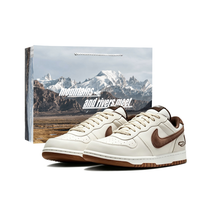Nike Nike Big Low Lux Skateboard Shoes Men's Low Top Mocha
