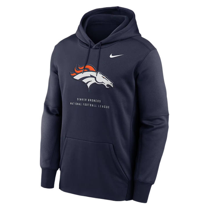 Nike Nike Sweatshirts Men's Marine Blue Hooded Non Detachable Moderate