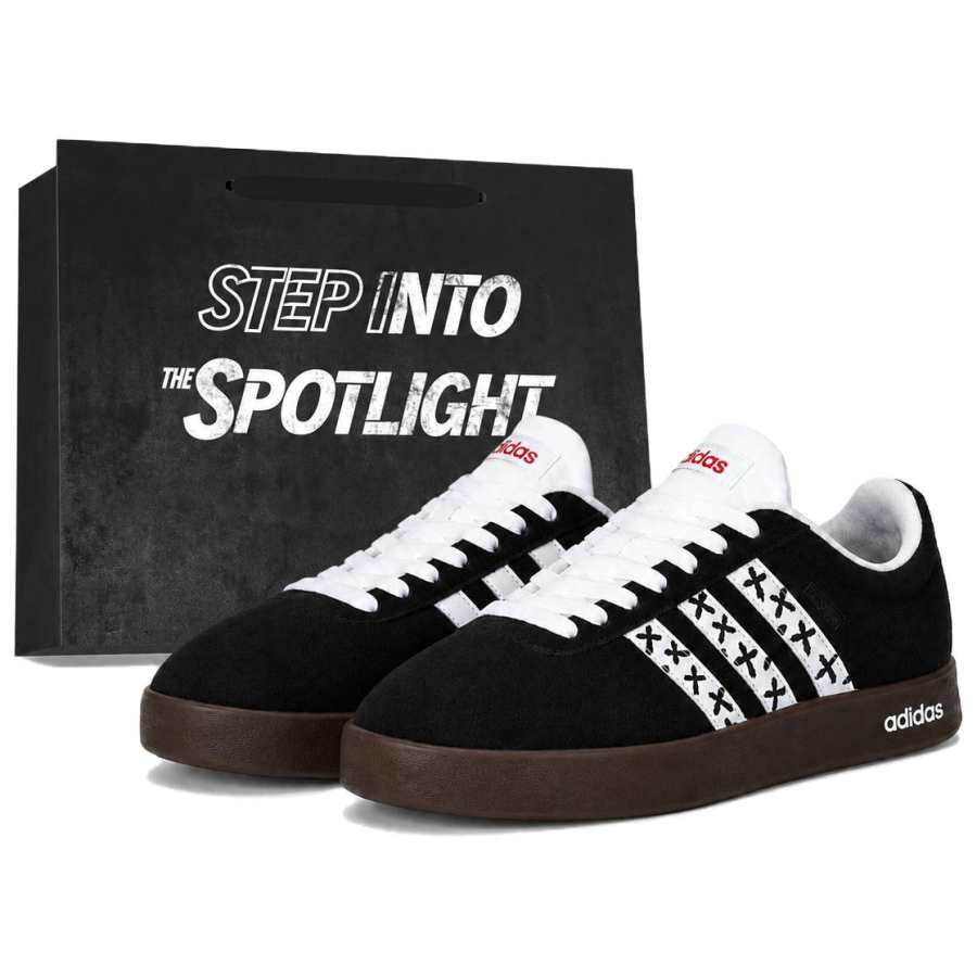 Adidas Adidas VL COURT 2.0 Skateboard Shoes Unisex Low Top White