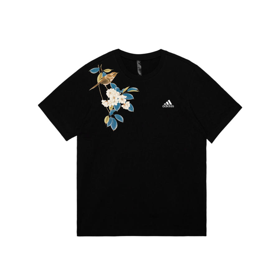 Adidas Adidas MUST HAVES T Shirts Unisex Black Crew Neck Moderate Straight Fit