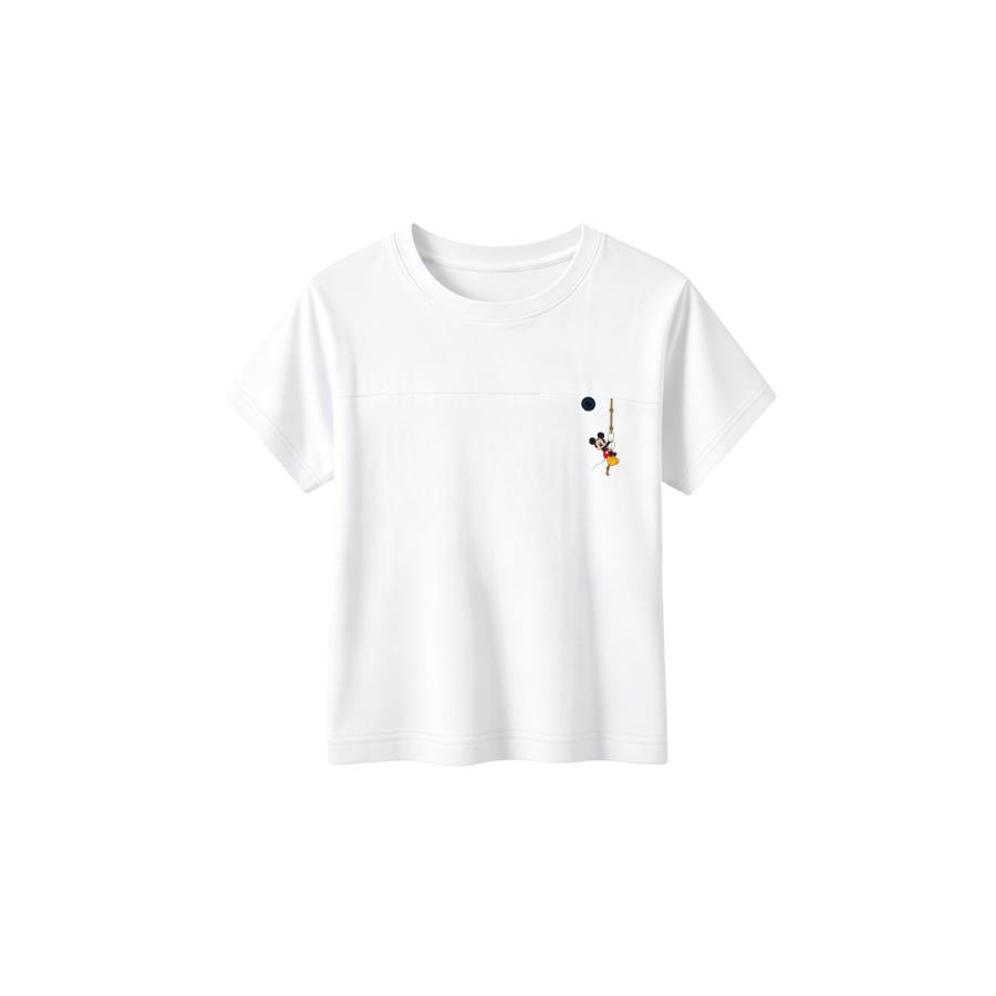 Disney Disney Grade School T Shirts Crew Neck Thin Stretch