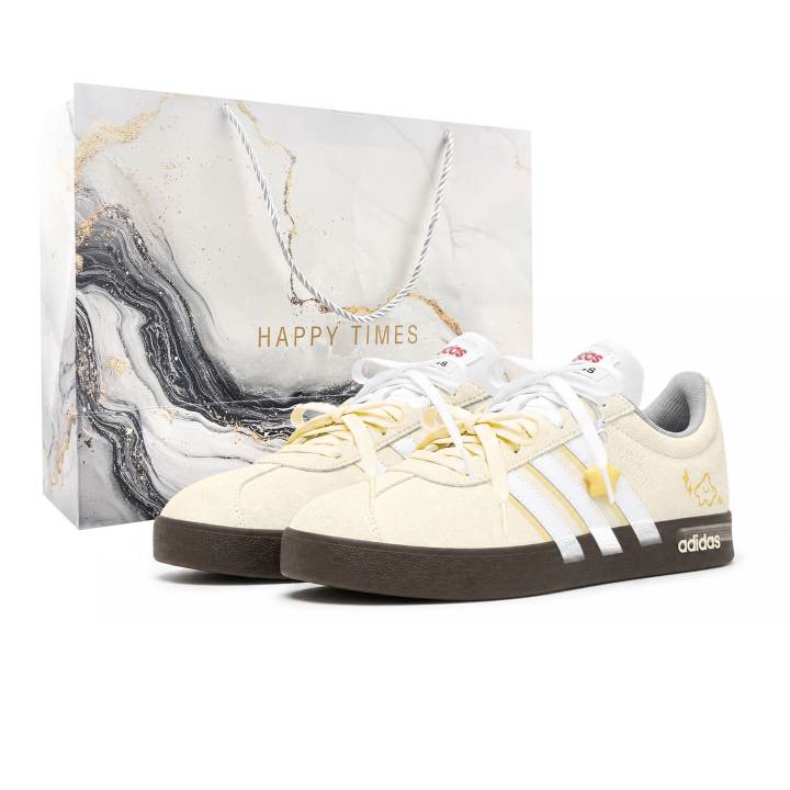 Adidas Adidas VL COURT 2.0 Skateboard Shoes Unisex Low Top White