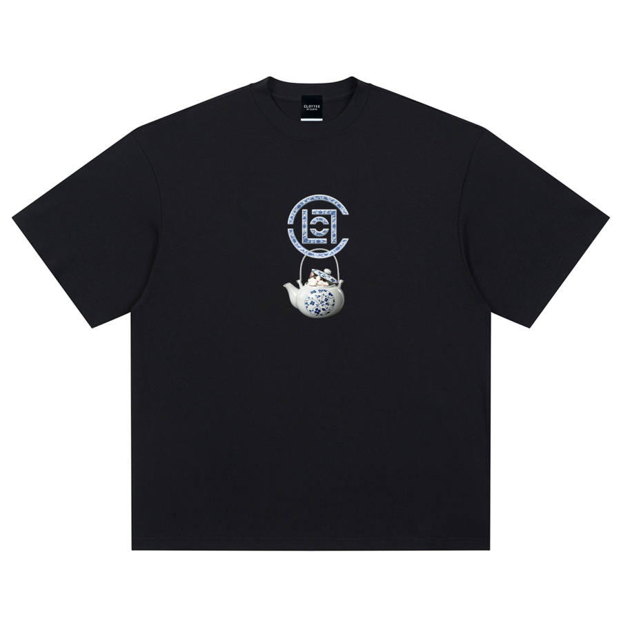 CLOT T Shirts Unisex Crew Neck Moderate Straight Fit