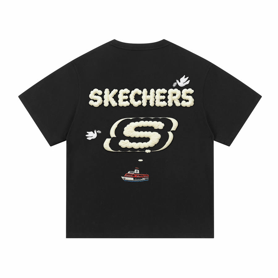 Skechers T Shirts Unisex Crew Neck Moderate Other