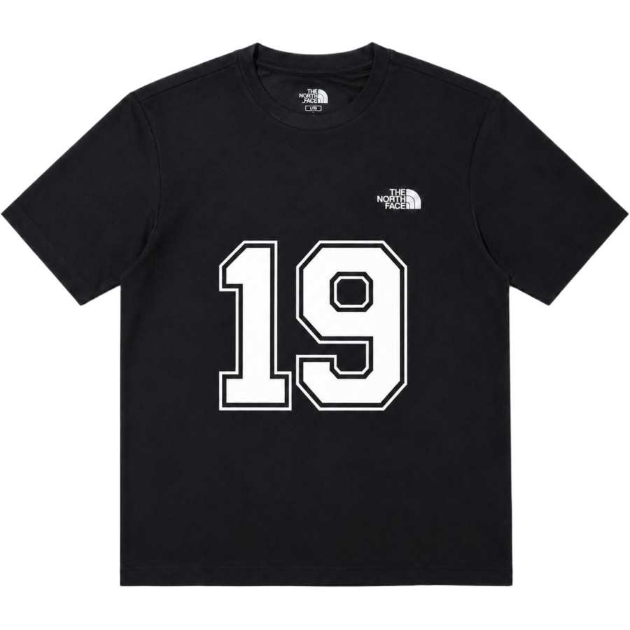 THE NORTH FACE T Shirts Unisex Black Crew Neck Moderate Straight Fit