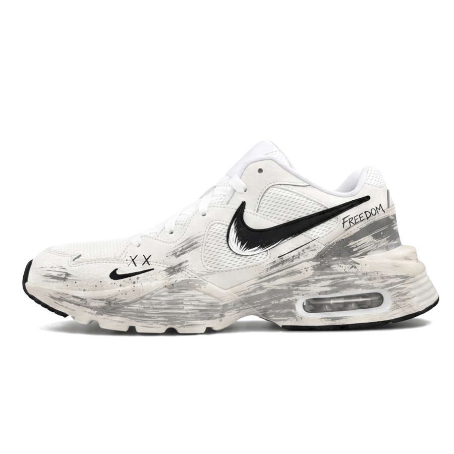 Nike Nike Air Max Fusion Running Shoes Men's Low Top Gray Black