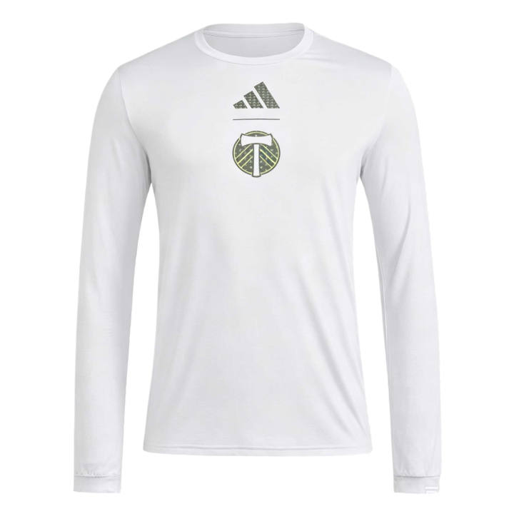 Adidas Adidas T Shirts Men's White/Multicolor Crew Neck Moderate